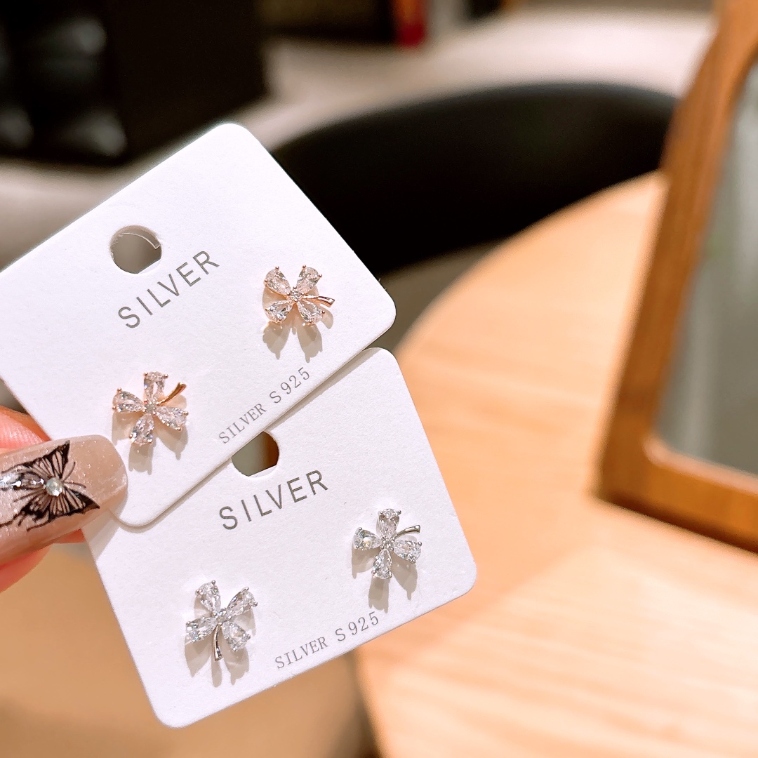 ユニークニッケル無添加銀イヤリングゴールド バレンタインデー