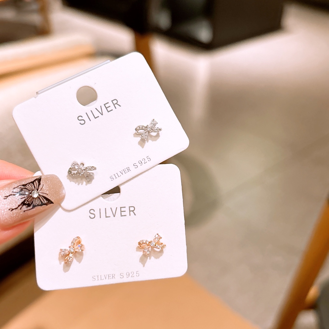 Nickelfreies Silber Ohrringe Französisch Geschenk für beste Freundin