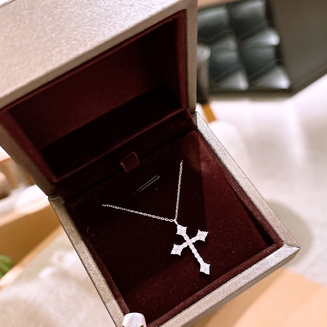 Hypoallergenic Silver Moissanite Necklace Premium Spring Festival Gold