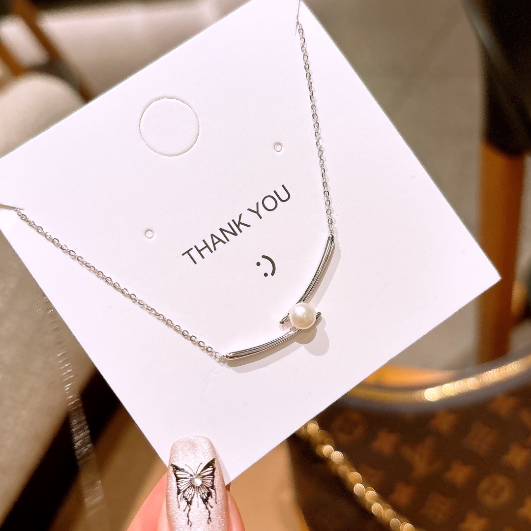 925 Silver Necklace Korean Style Travel Silver