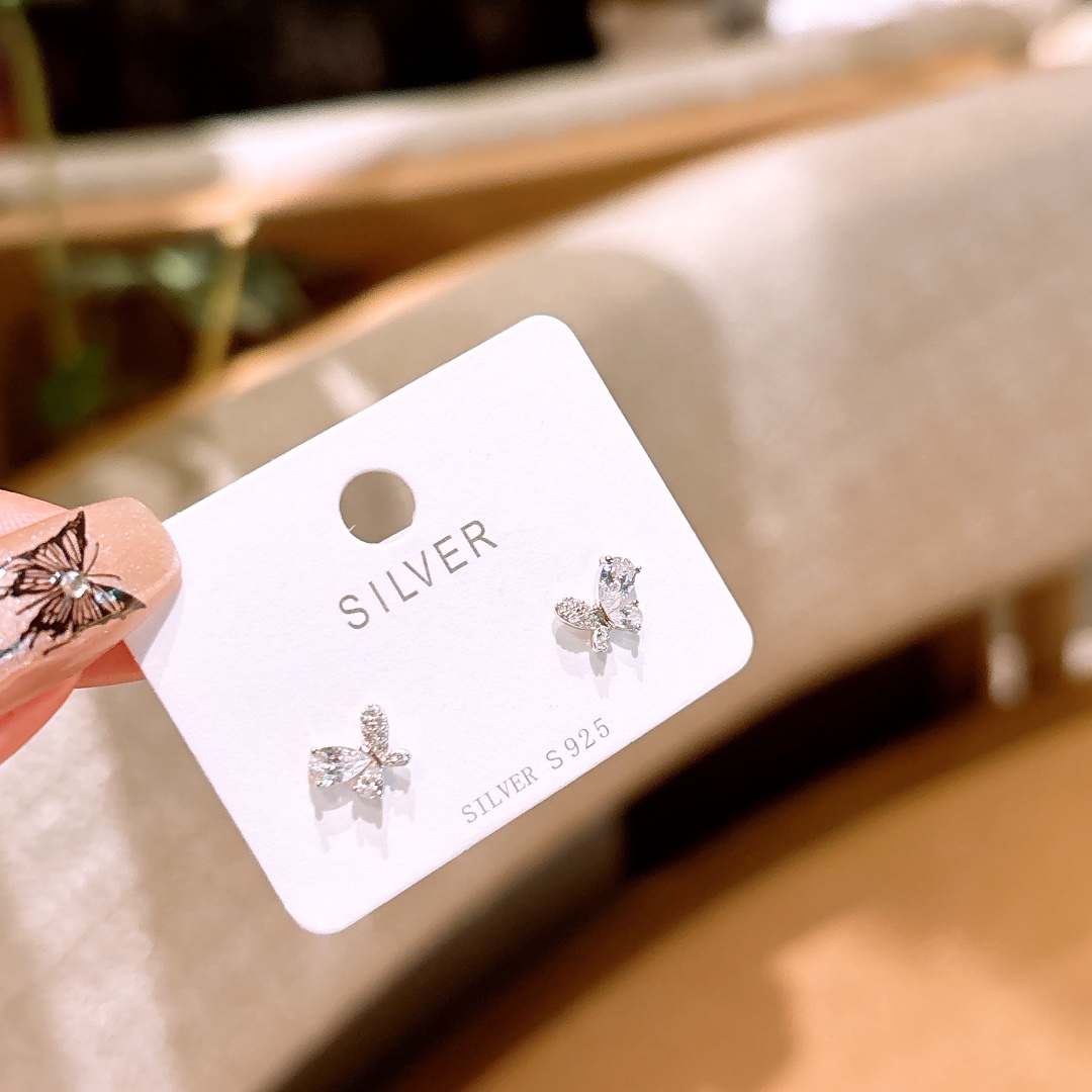 Hypoallergenic Silver Earrings Precision Bestie Gift Silver