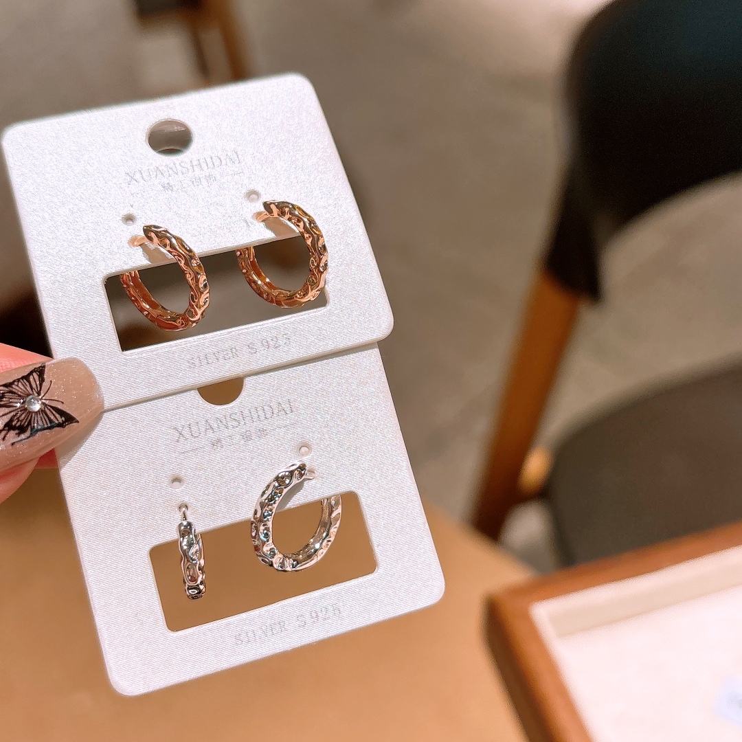 S925 Sterling Silver Ear Cuffs Ethereal Father's Day Gold