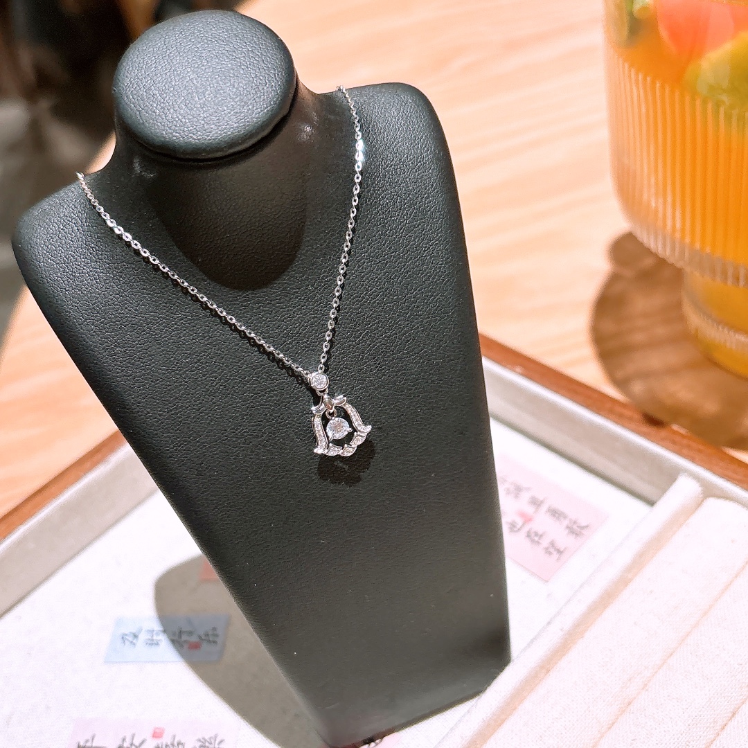 ユニークS925スターリングシルバーネックレスゴールド ウェディング