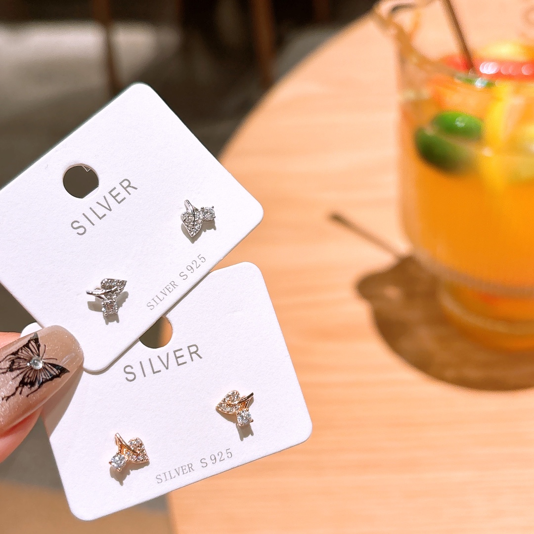 High Polish Silver Earrings Ethereal Annual Party Silver