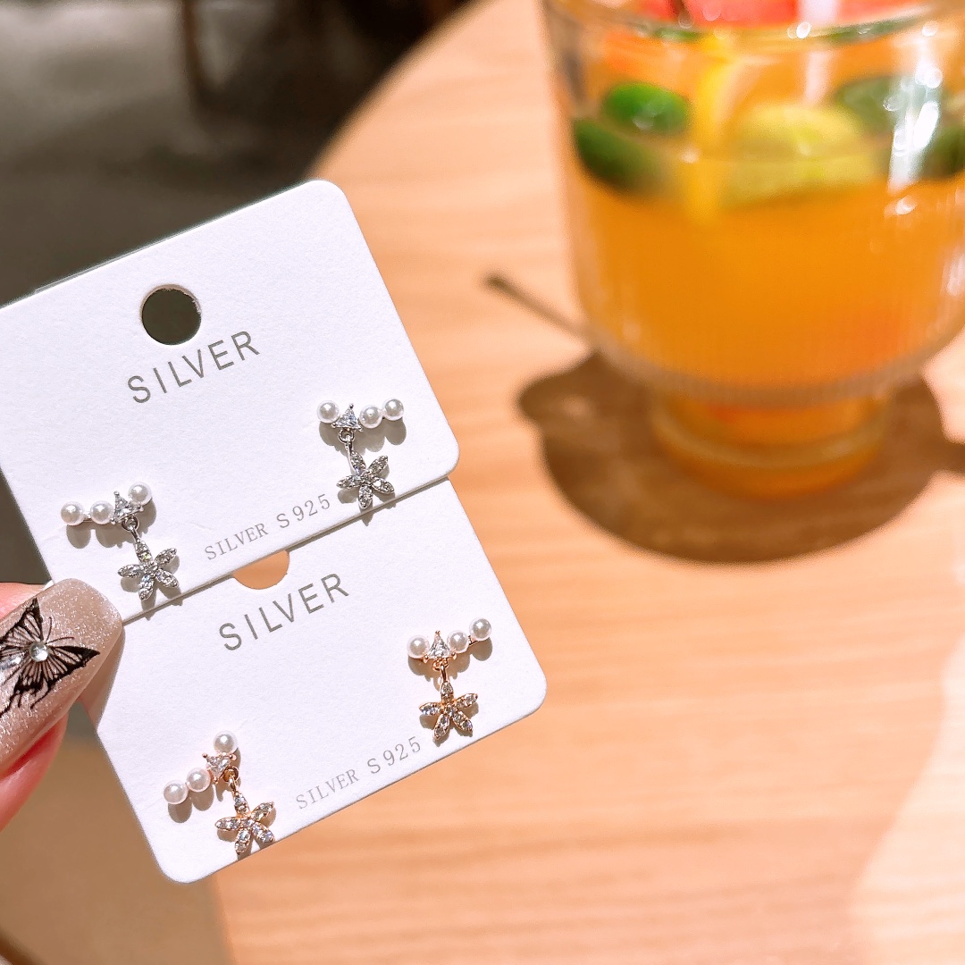 Nickel Free Silver Earrings Pure Wedding Favor Gold