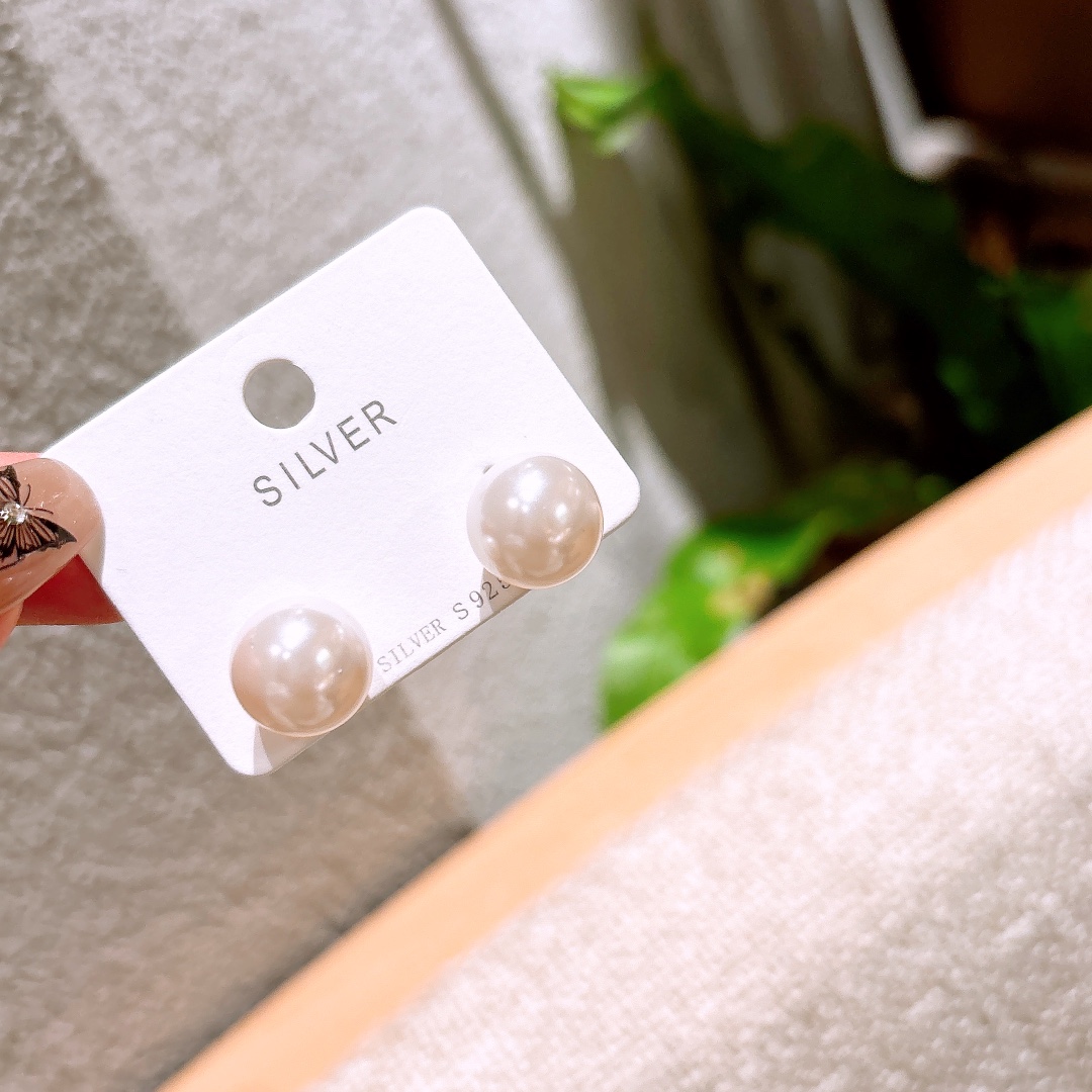 High Polish Silver Earrings Unique Annual Party Silver