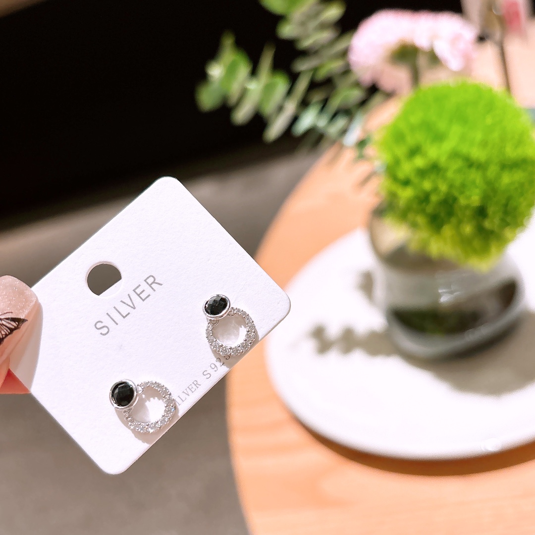 High Polish Silver Earrings Precision Self-love Silver