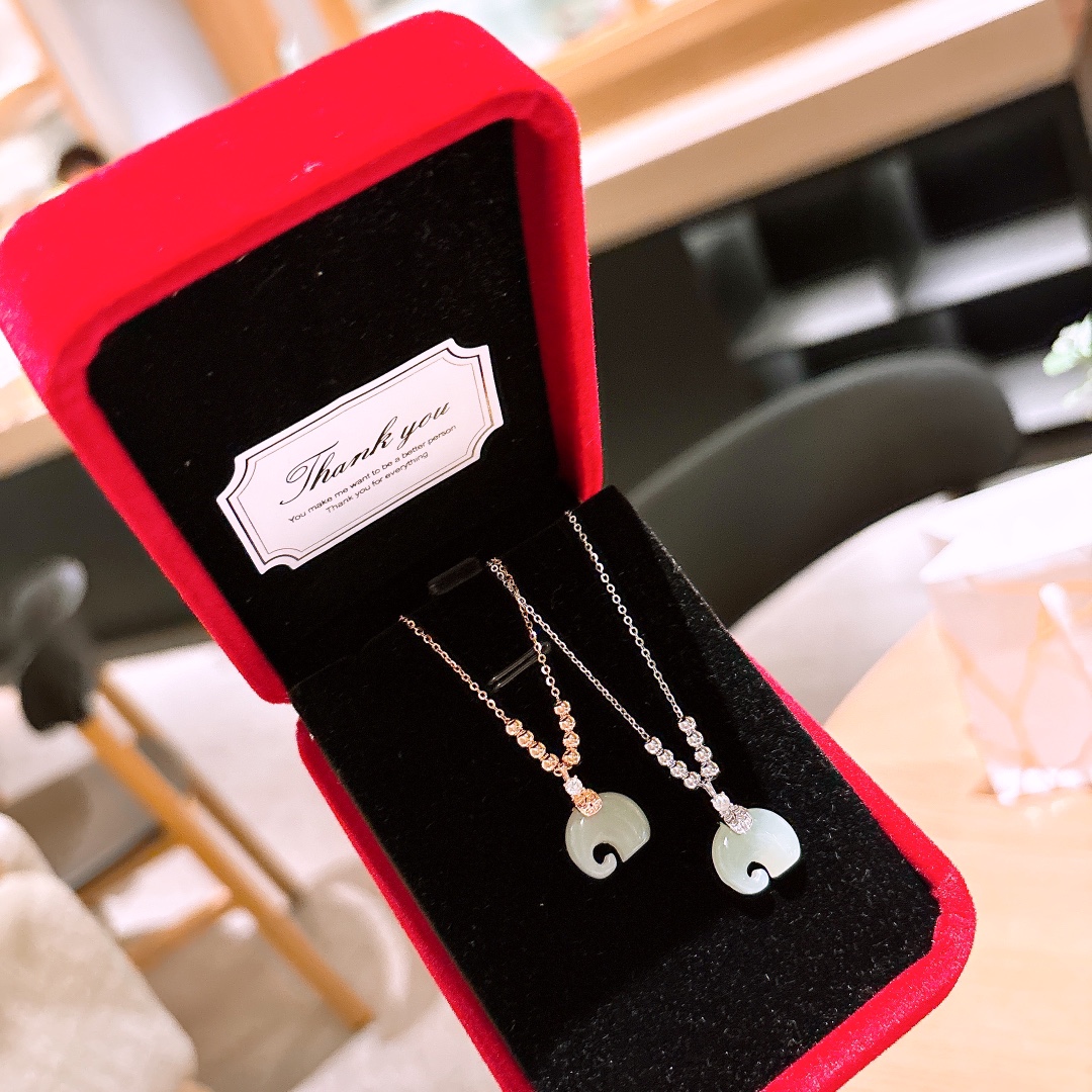 Fine Silver Hetian Jade Necklace Elegant Father's Day Silver