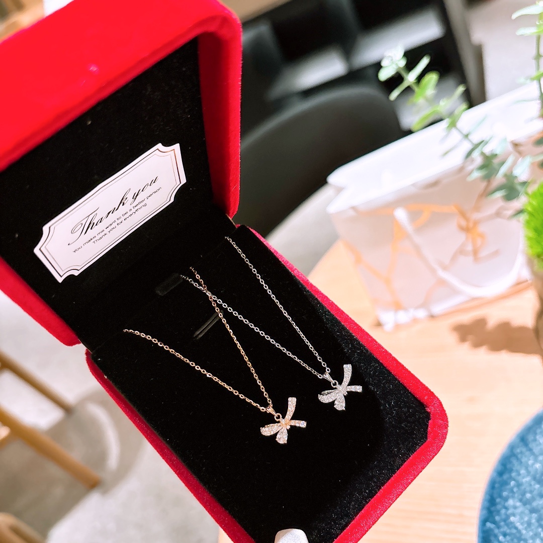 S925 Sterling Silver Necklace Artistic Party Gold