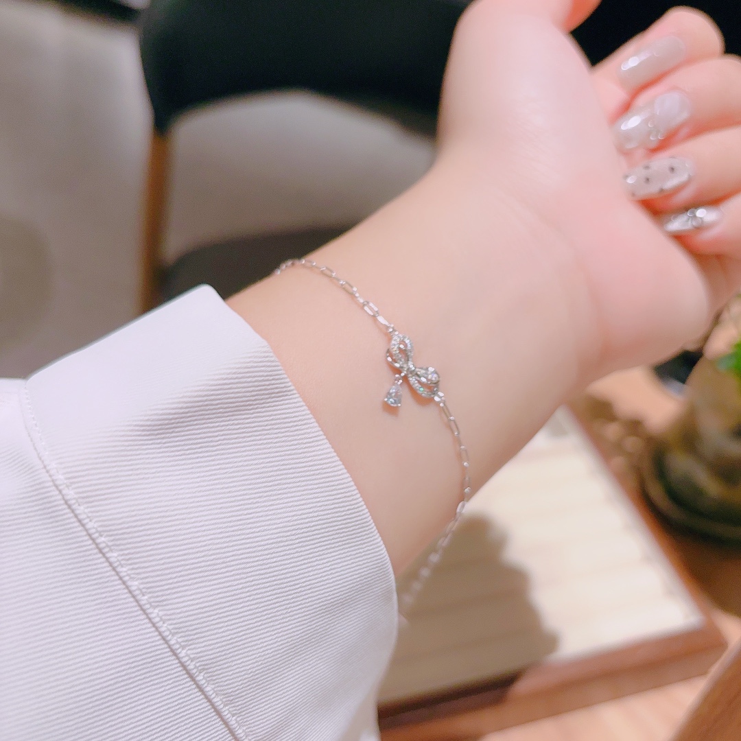 繊細高品質シルバーブレスレットシルバー バレンタインデー