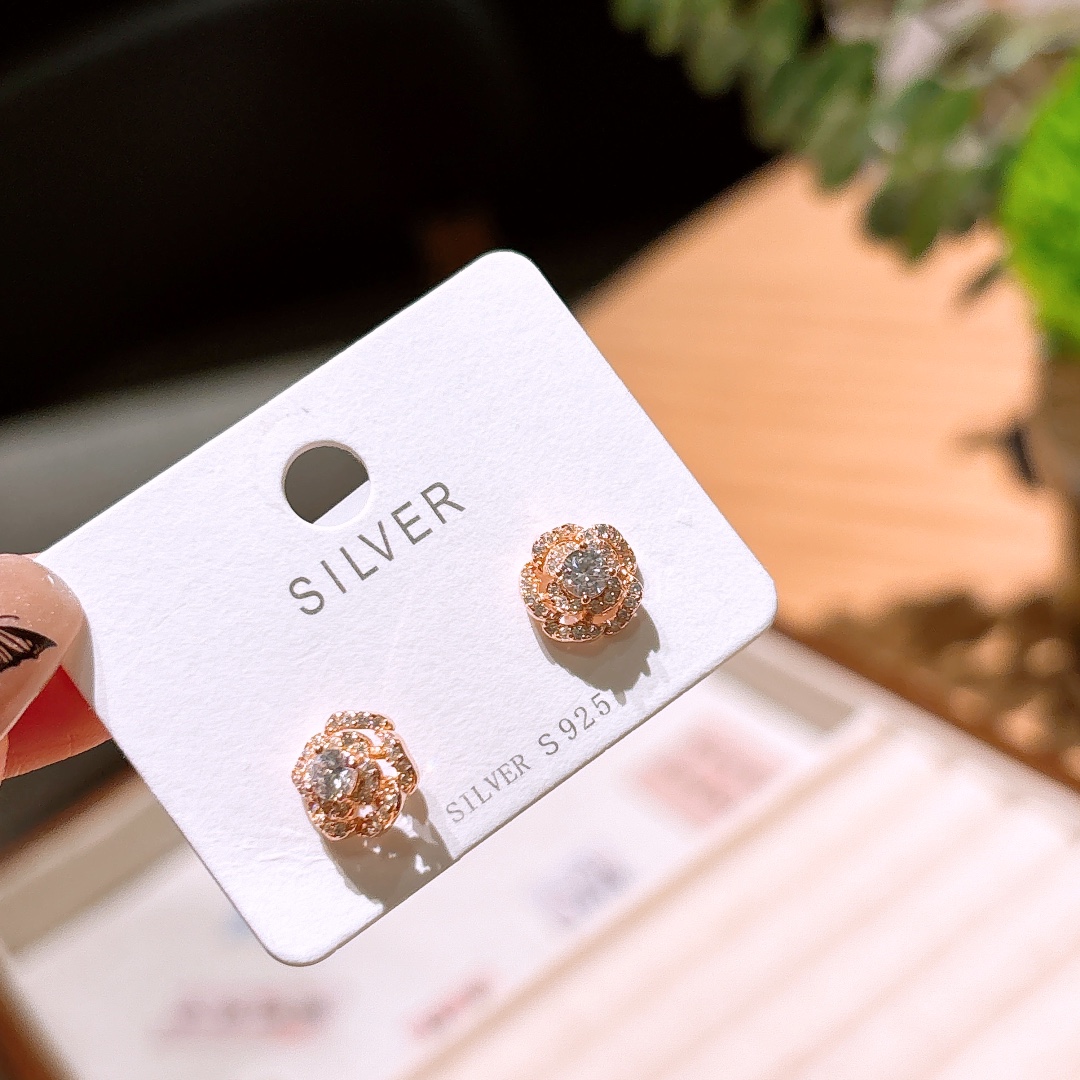 Solid Silver Earrings Forest Confession Silver