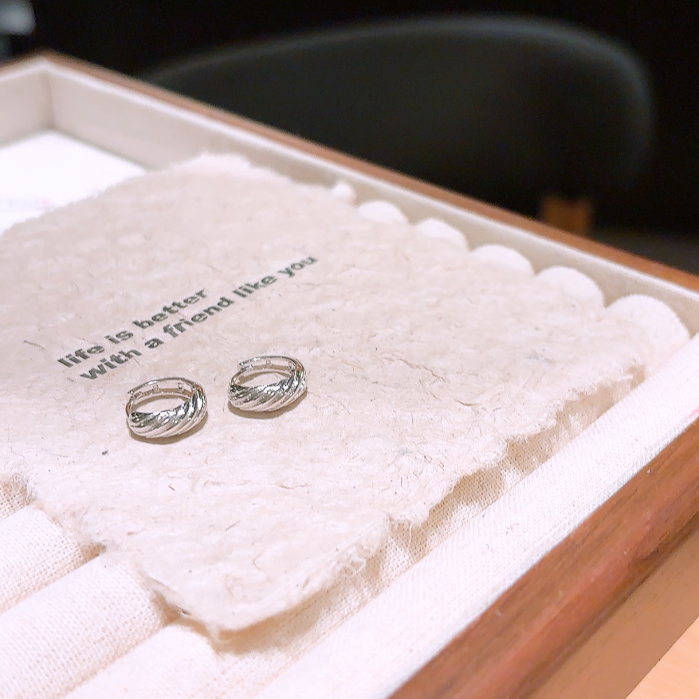 S925 Sterling Silver Ear Cuffs Elegant Wedding Favor Gold