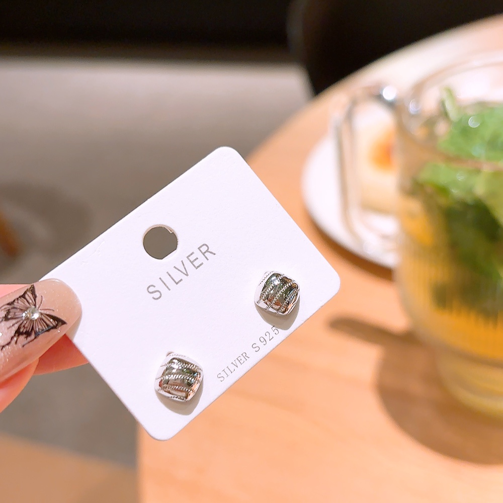 S925 Sterling Silver Earrings Chic Spring Festival Gold