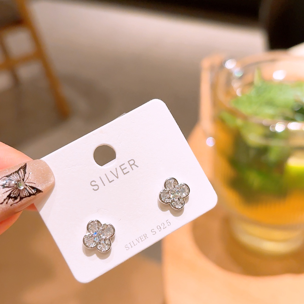 S925 Sterling Silver Earrings Dainty Annual Party Gold