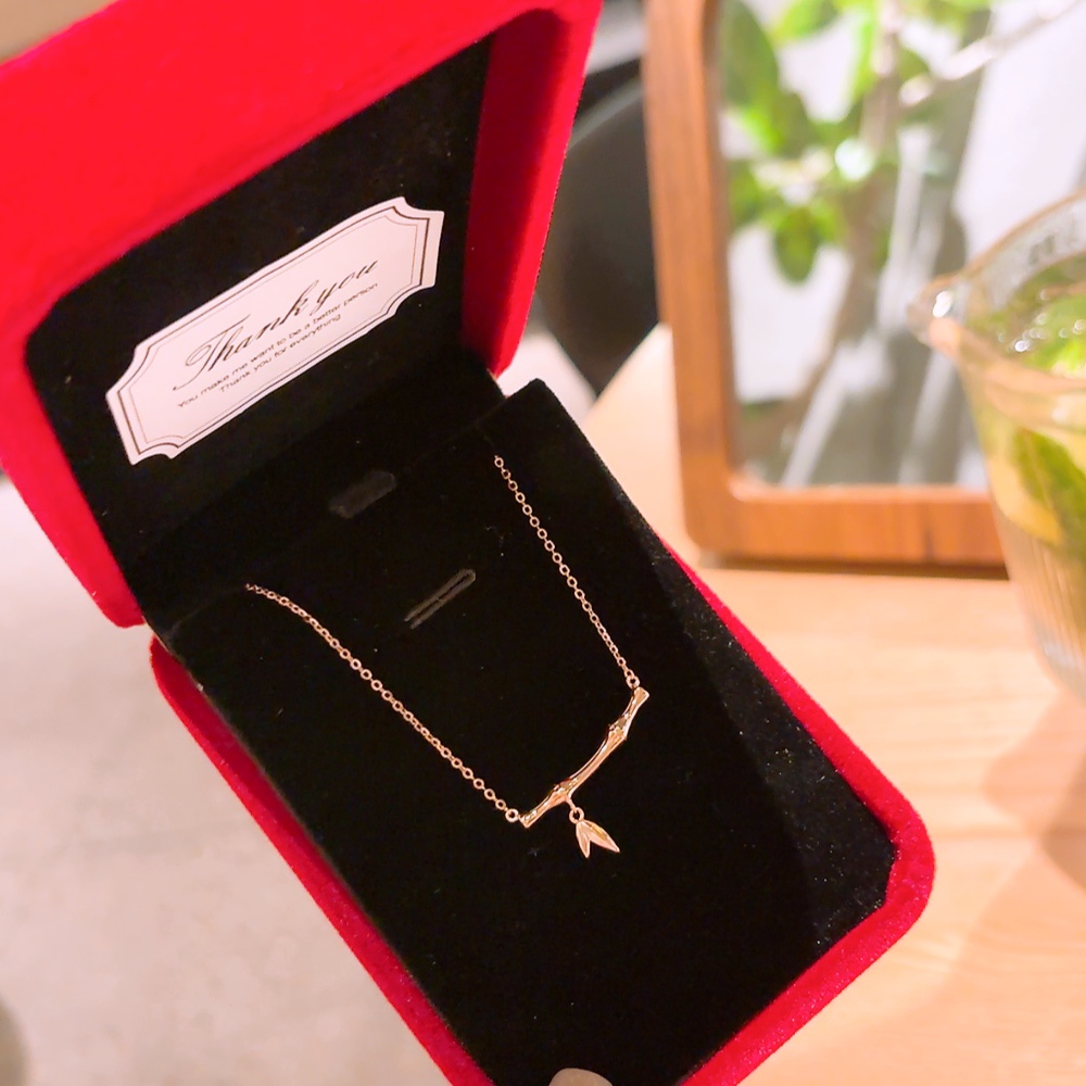 可愛いニッケル無添加銀ネックレスゴールド 晩餐会