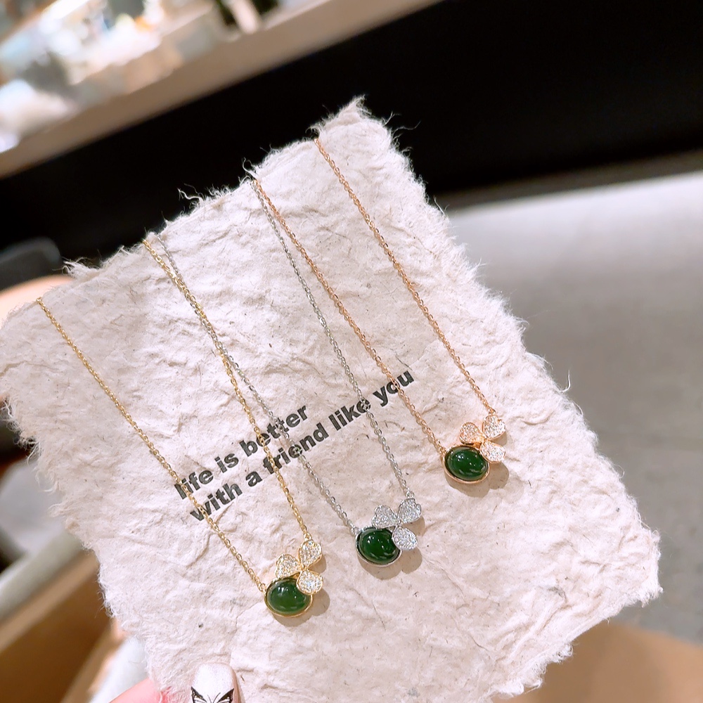 Fine Silver Jasper Necklace Cute Party Gold