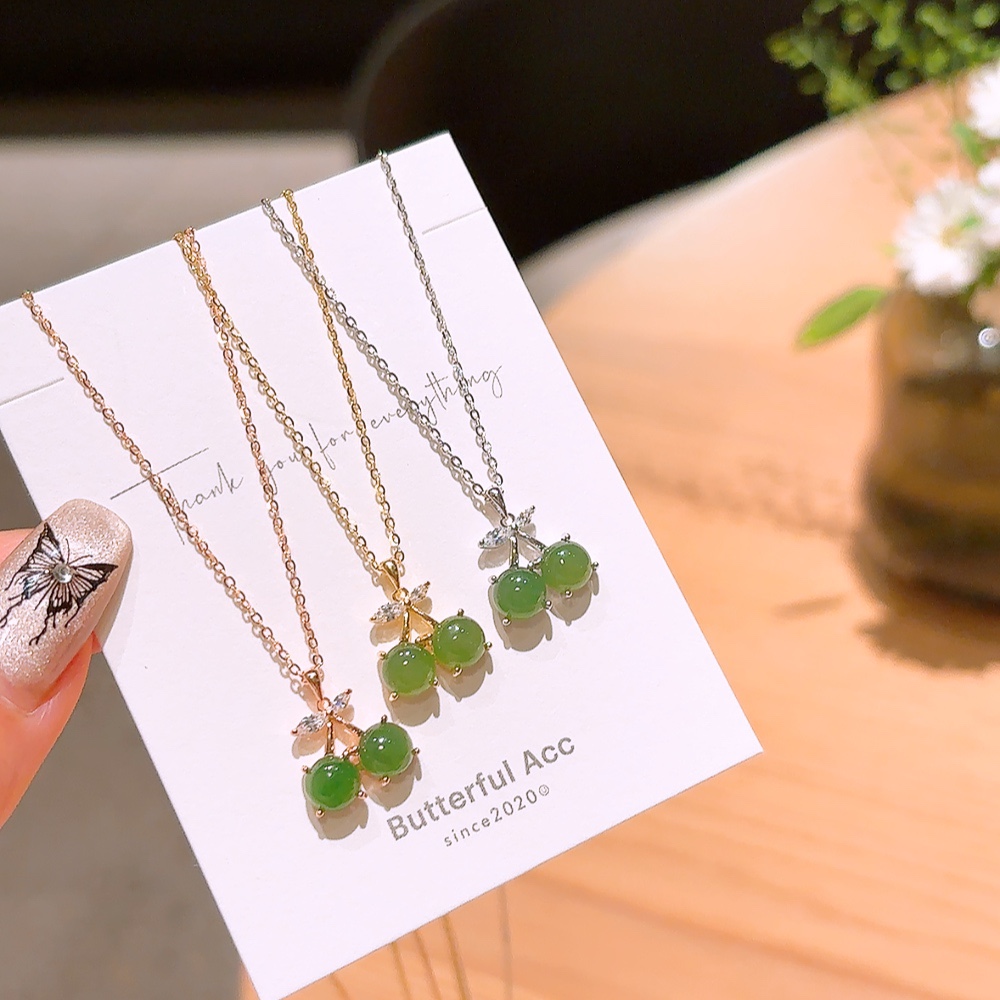 Low Allergy Silver Jasper Necklace Vintage Bestie Gift Silver