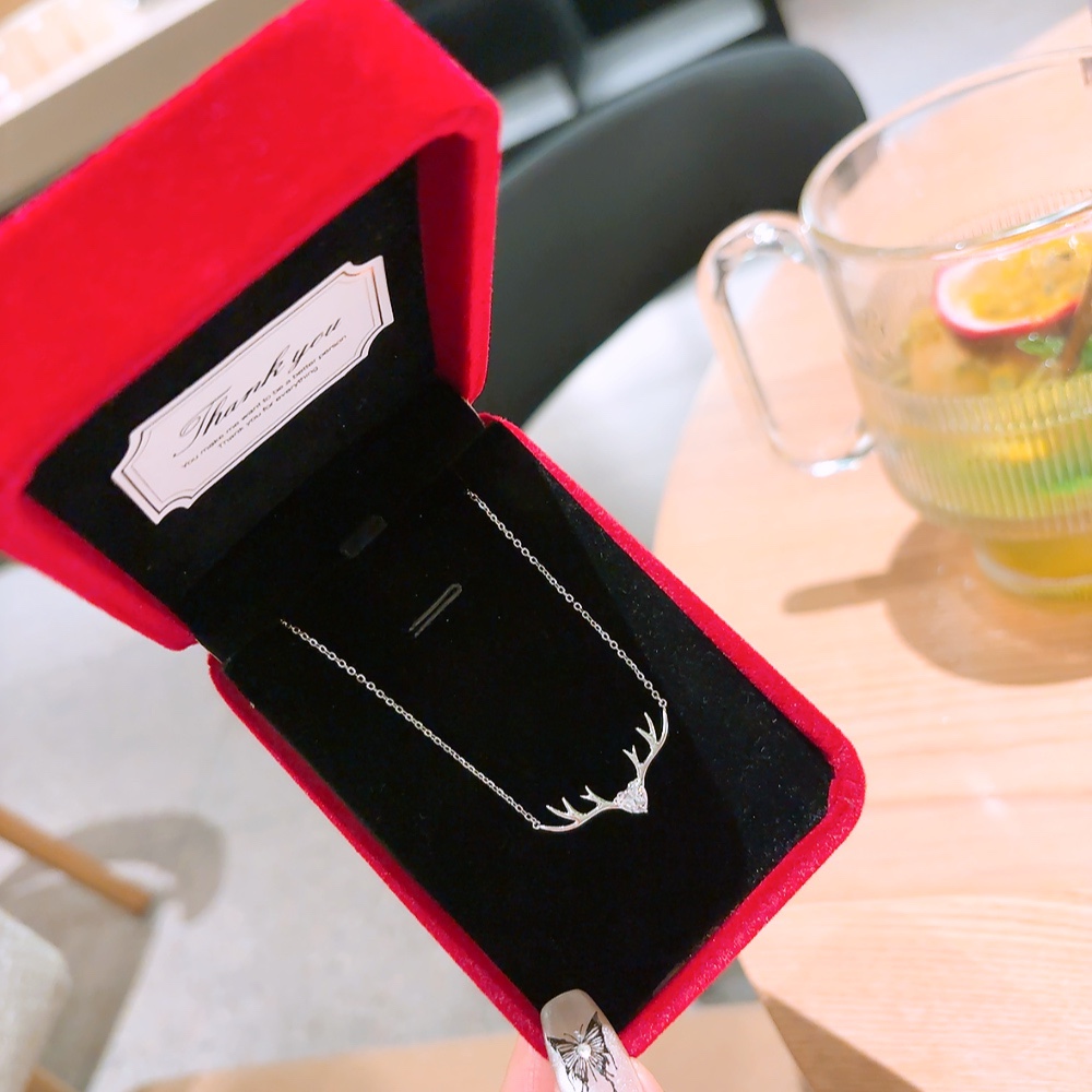 Hypoallergenic Silver Necklace Ins Style Everyday Wear Silver