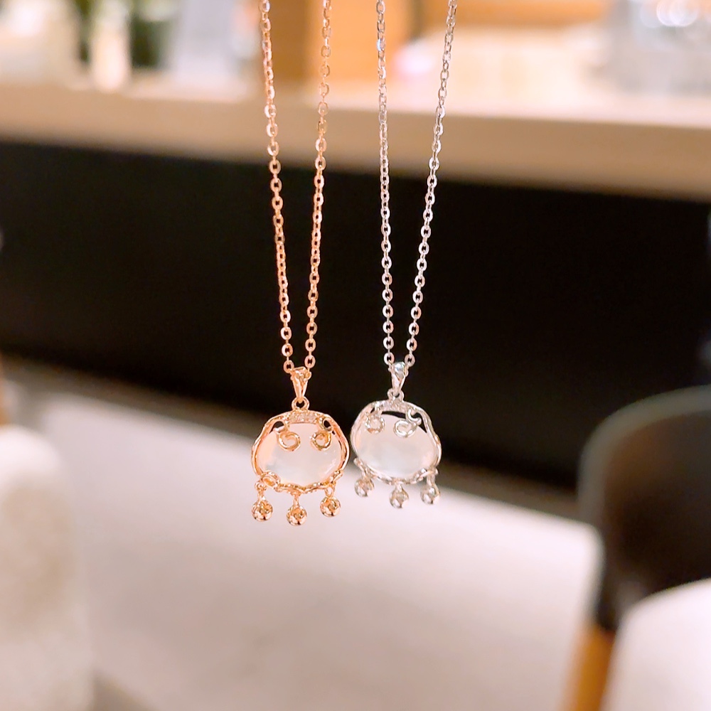 Nickel Free Silver Necklace Minimalist Spring Festival Gold