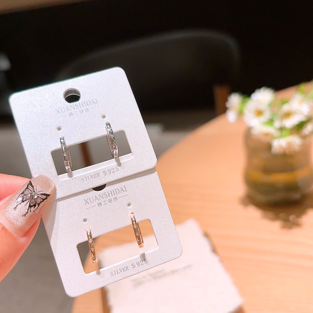 S925 Sterling Silver Ear Cuffs Sweet Wedding Silver