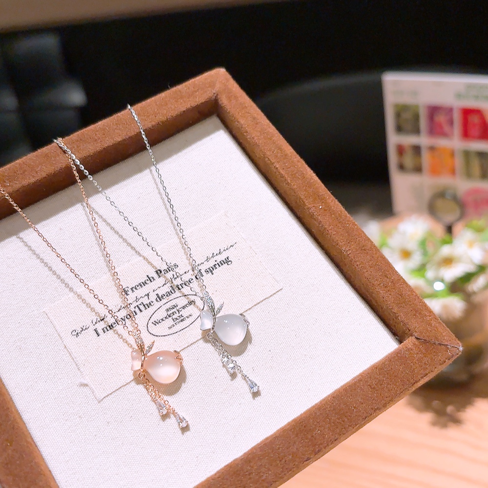 柔らか純銀ネックレスゴールド ウェディングギフト