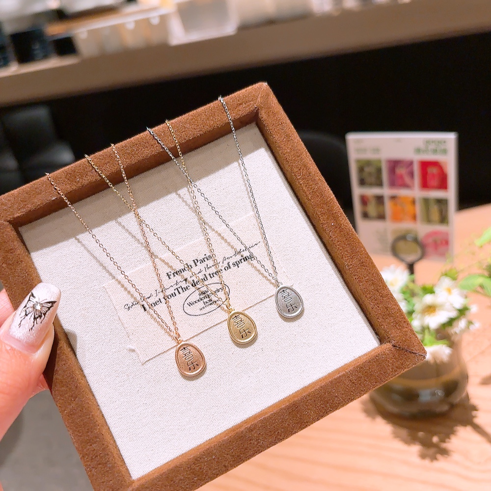 Nickel Free Silver Necklace French Spring Festival Silver