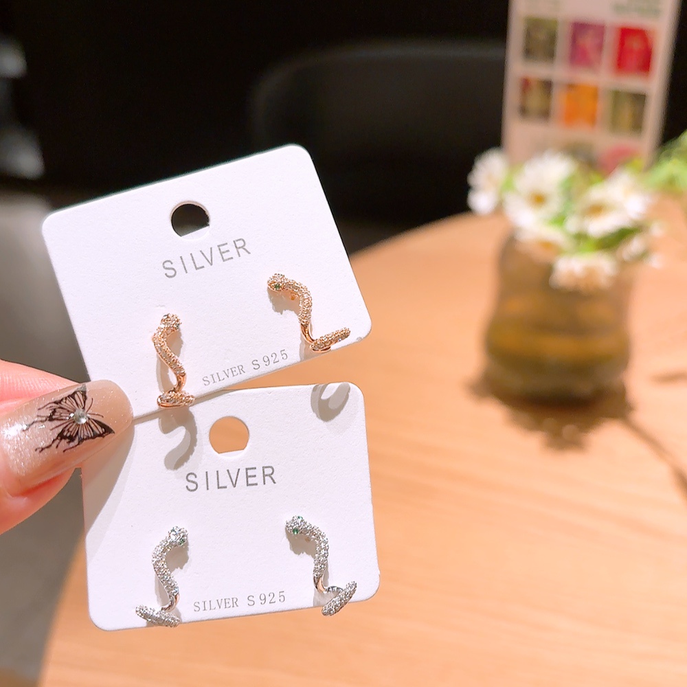 925 Silver Earrings French Gift for Her Gold