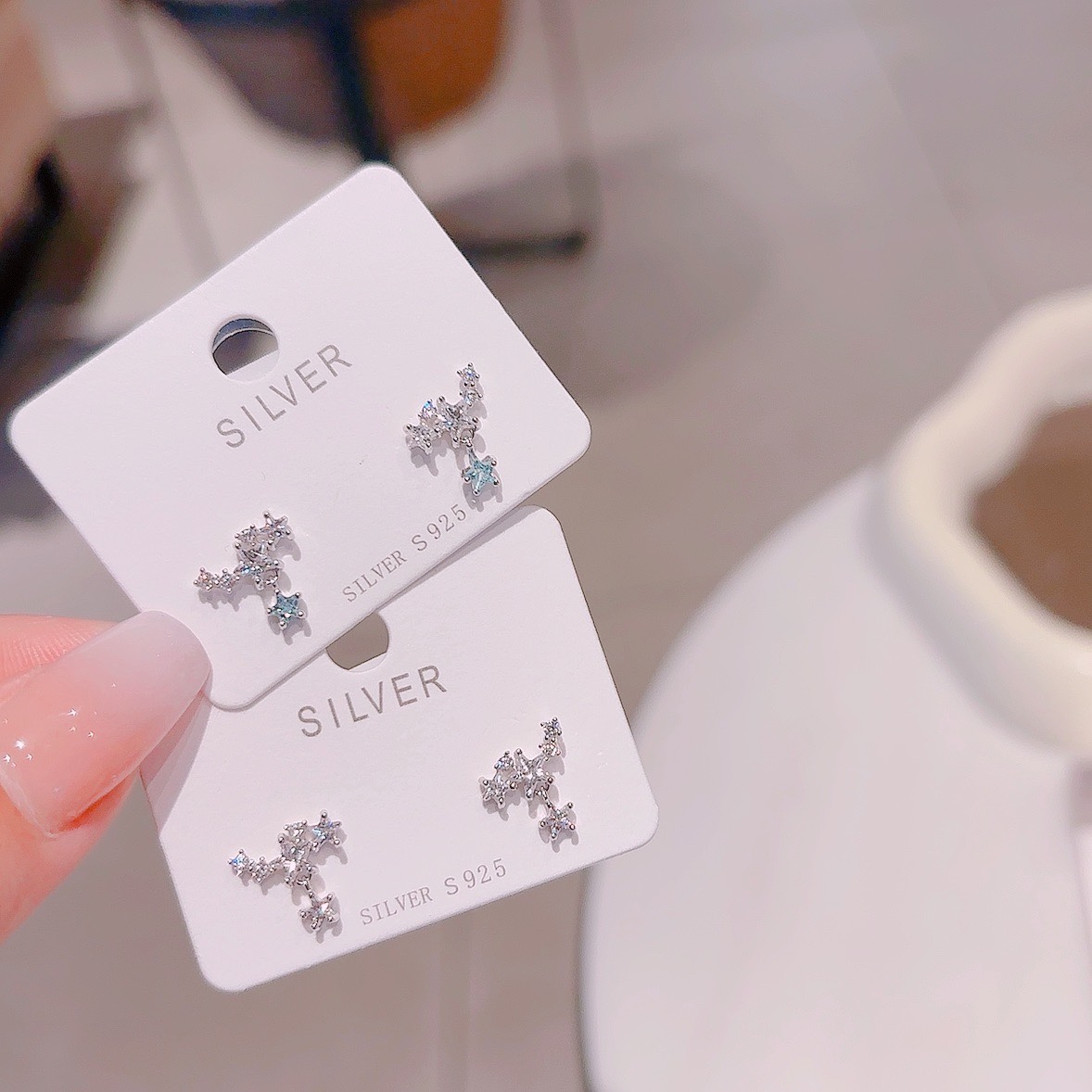 Fine Silver Earrings Korean Style Proposal Silver