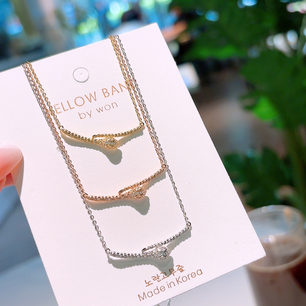 ユニーク925シルバーネックレスゴールド 通勤