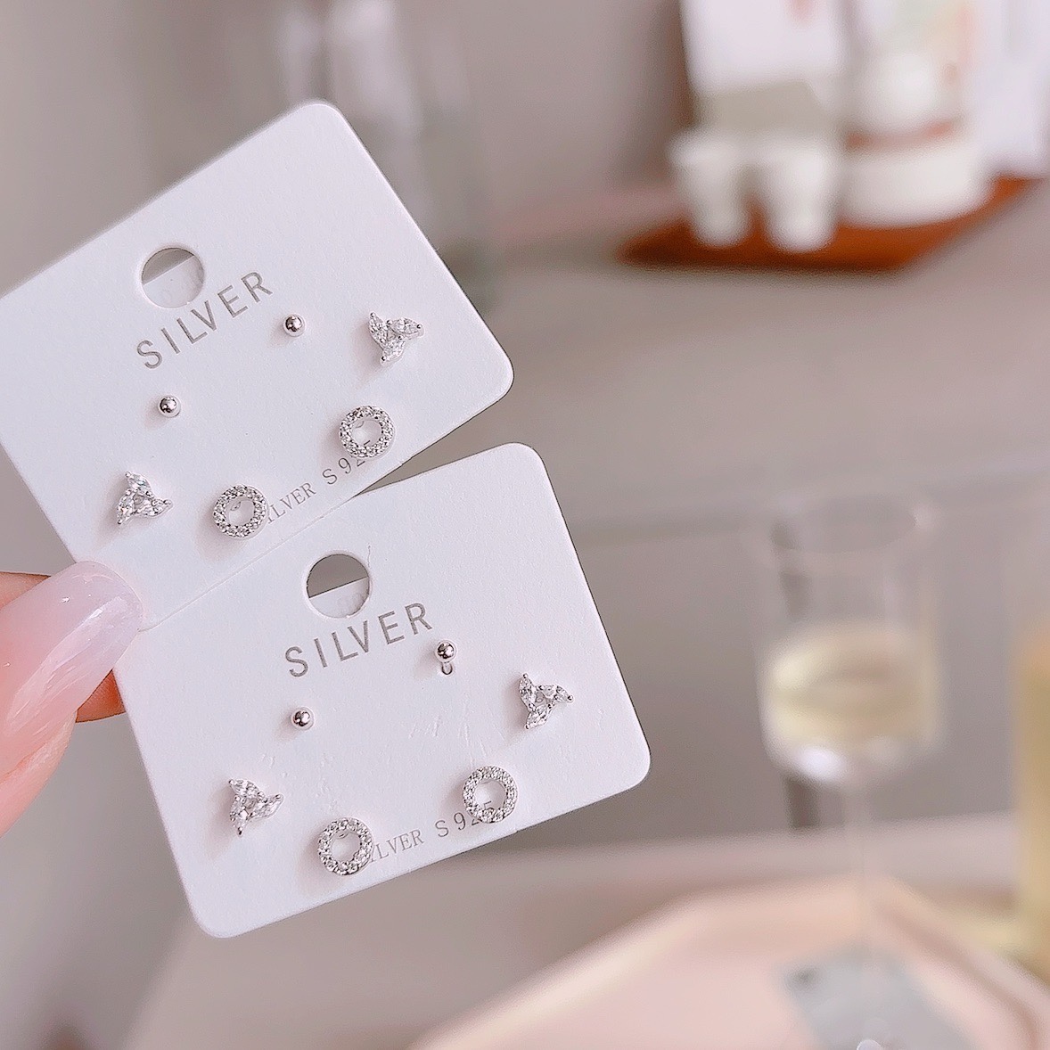 Nickel Free Silver Earrings Playful Wedding Registration Gold