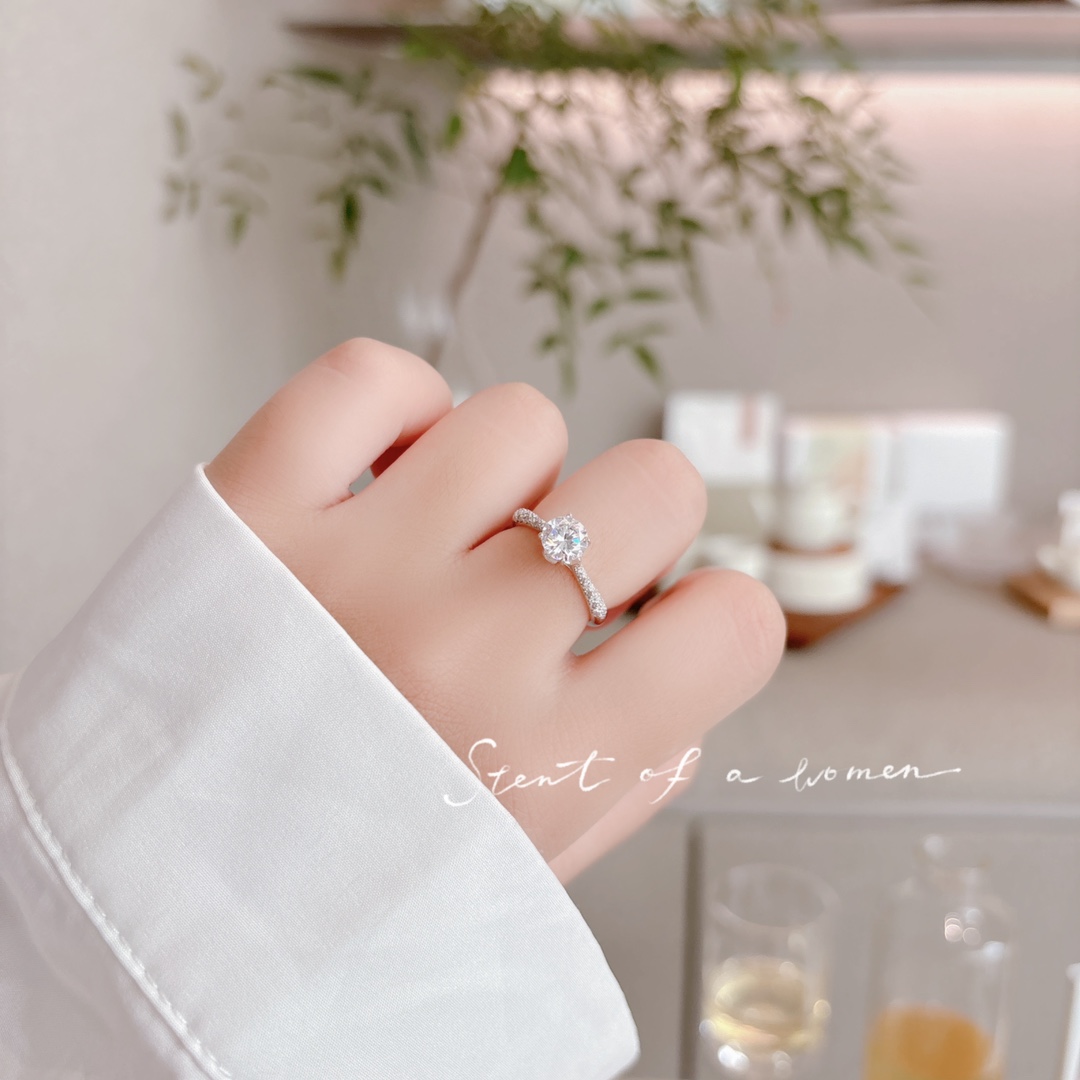 Hypoallergenes Silber Ring Schick Verabredung Gold