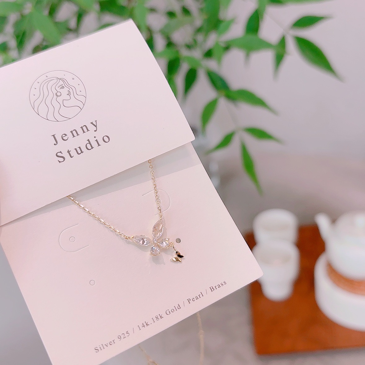 925 Silver Necklace Ultra Minimal Mother's Day Silver