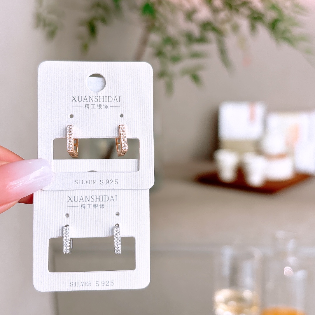 Fine Silver Ear Cuffs Minimalist Christmas Silver