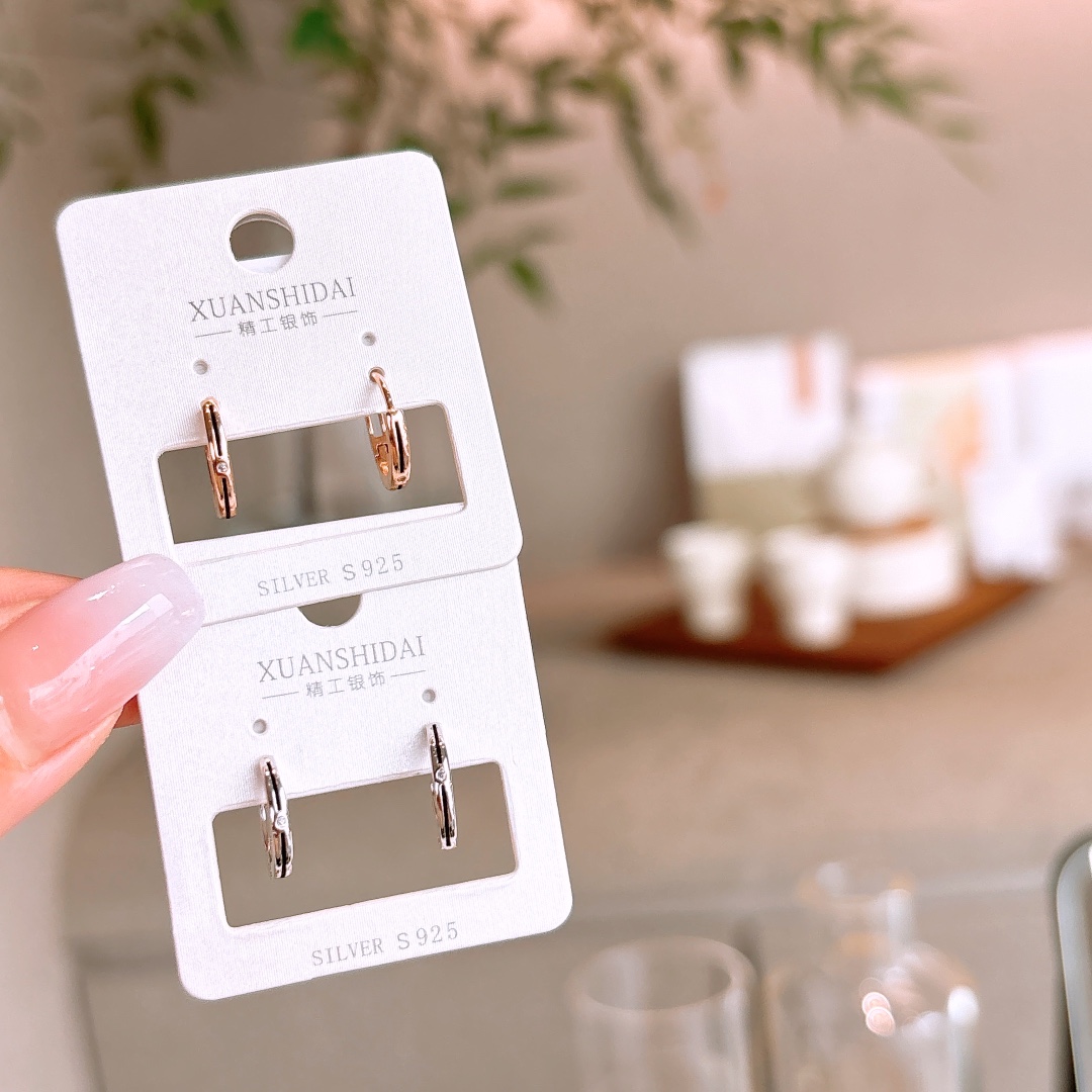 Fine Silver Ear Cuffs Artistic Travel Gold