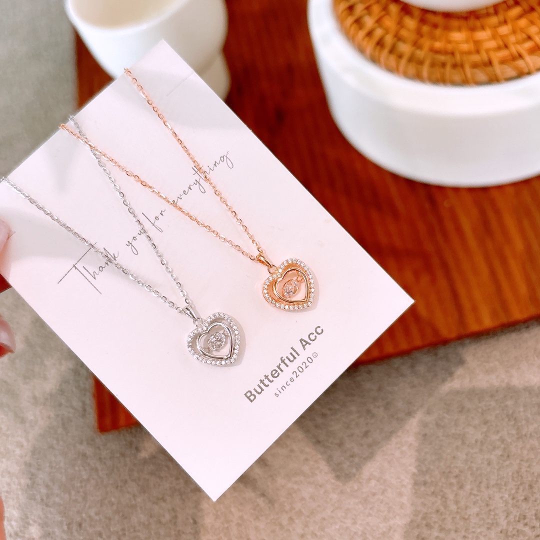 Nickel Free Silver Necklace Pure Everyday Wear Gold