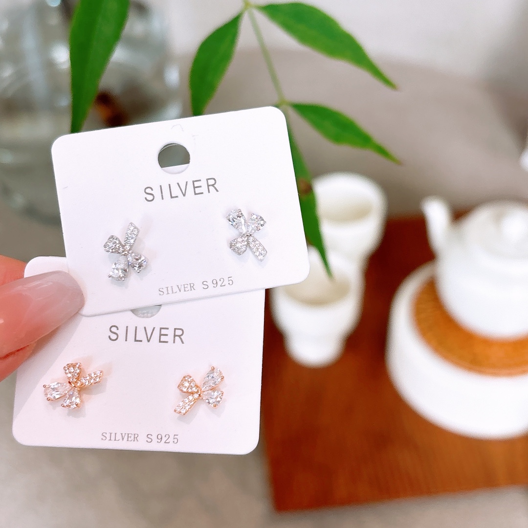 925 Silver Earrings Vintage Bestie Gift Silver