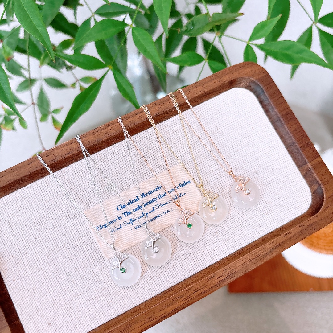 Massivsilber Kette Ätherisch Valentinstag Gold