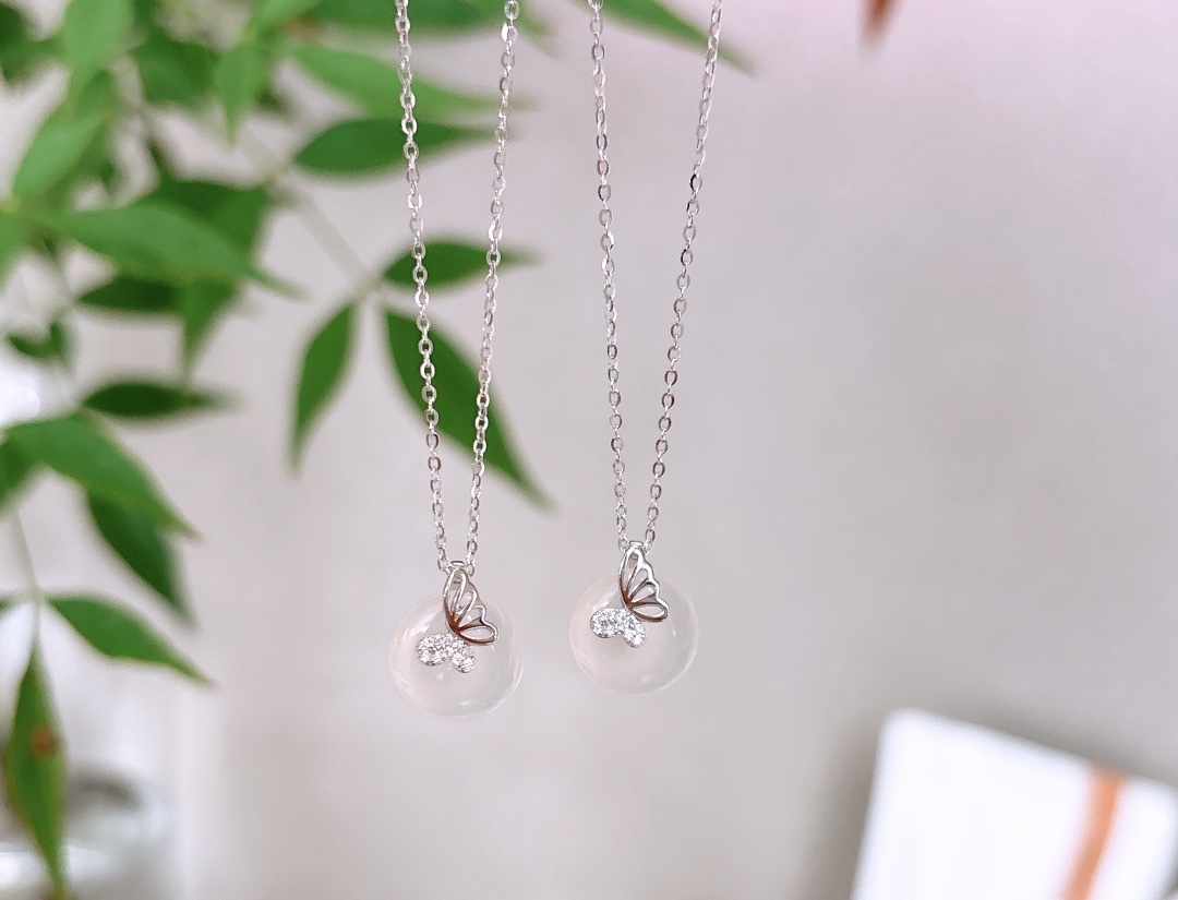 Solid Silver Necklace Delicate Anniversary Gold