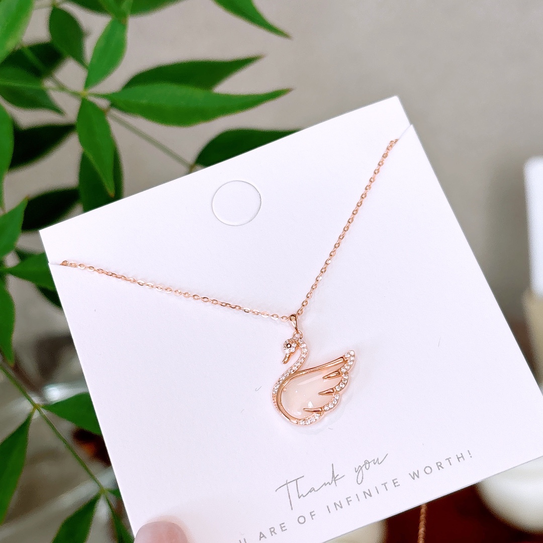 Feinsilber Kette Koreanischer Stil Party Silber