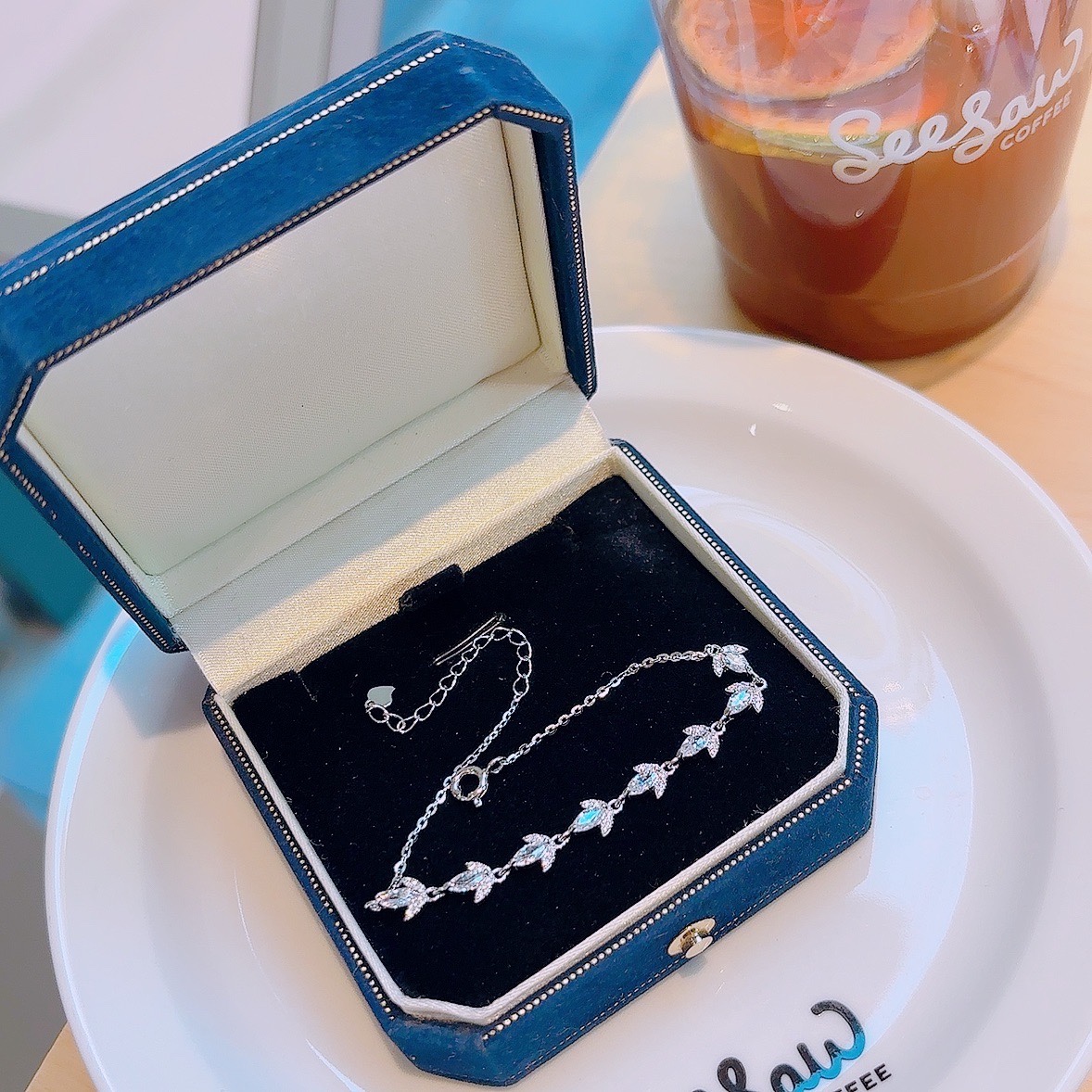 ロマンチック高品質シルバーブレスレットゴールド 旅行