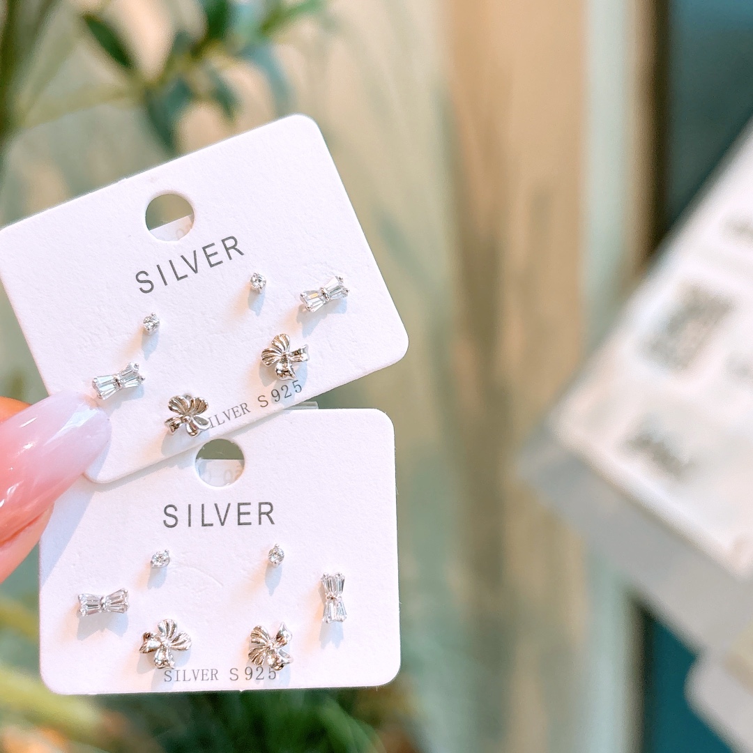 Low Allergy Silver Earrings Soft Wedding Favor Gold