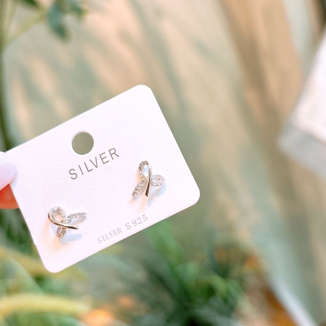 Low Allergy Silver Earrings Forest Graduation Gold