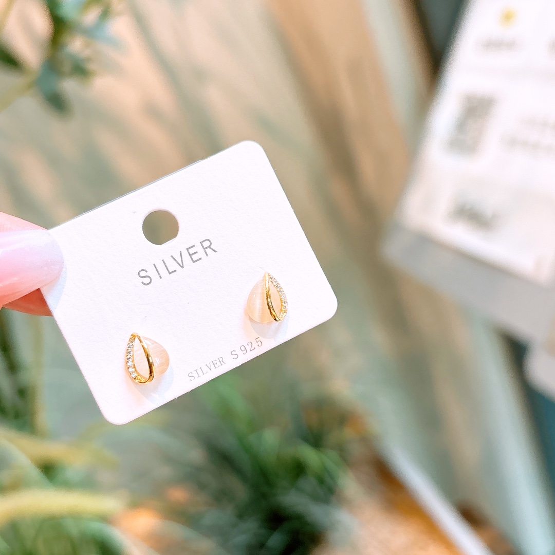 Hypoallergenic Silver Earrings Minimalist Wedding Registration Gold