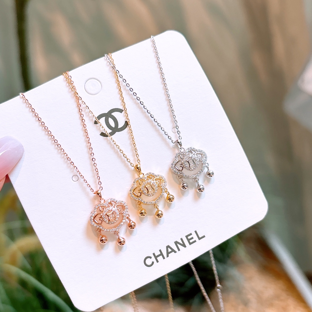 S925 Sterling Silver Necklace Fashion Valentine's Day Silver