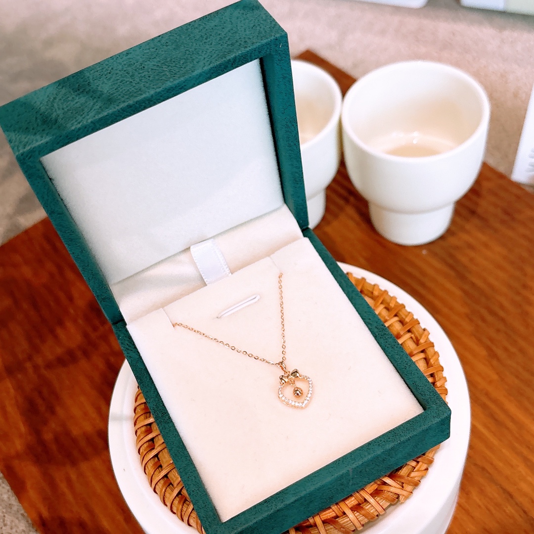 Low Allergy Silver Necklace Dainty Proposal Gold