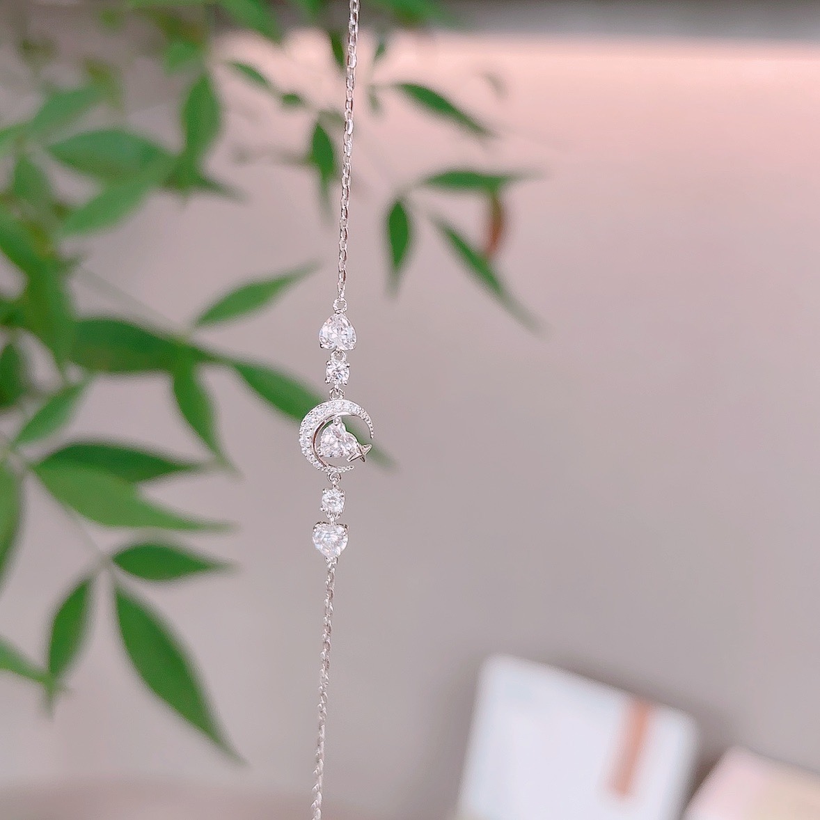 レトロS925スターリングシルバーブレスレットゴールド 記念日