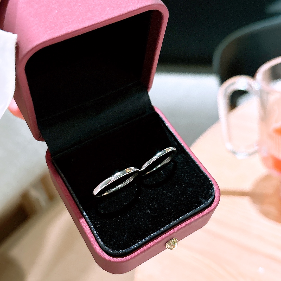 Solid Silver Couple Rings Pure Confession Silver