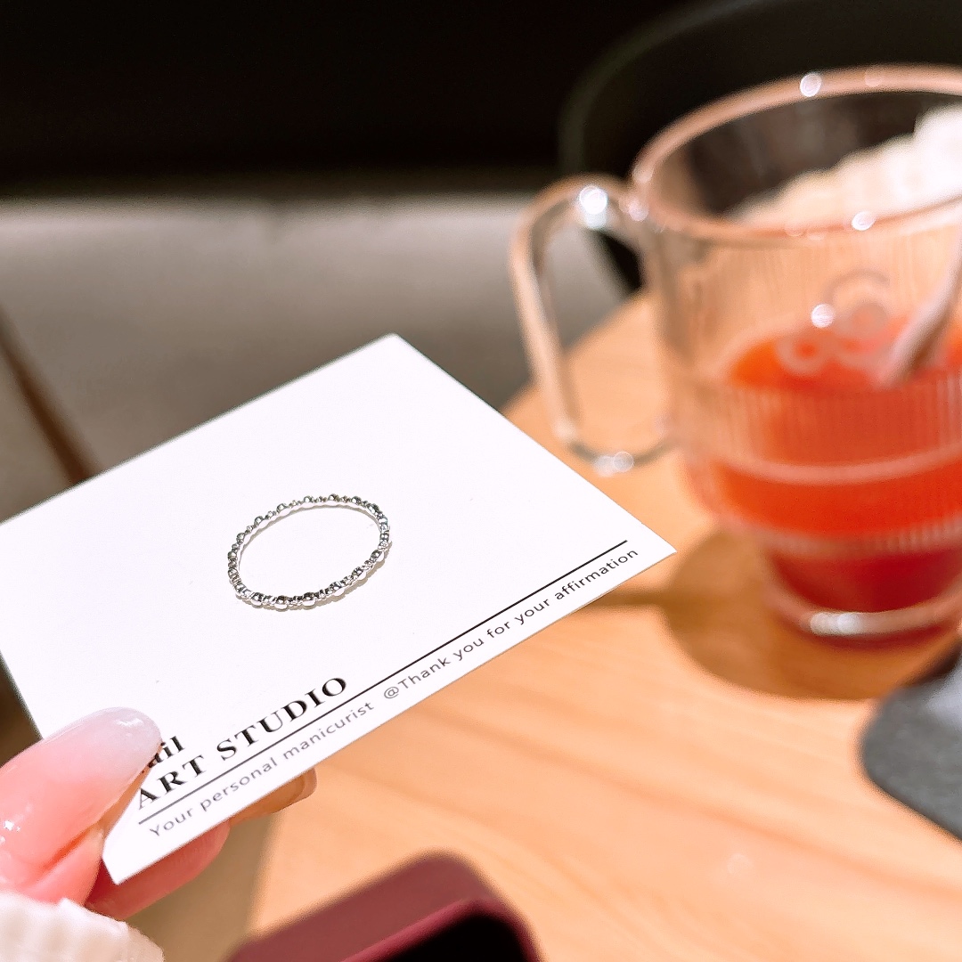 High Polish Silver Ring Ethereal Everyday Wear Gold