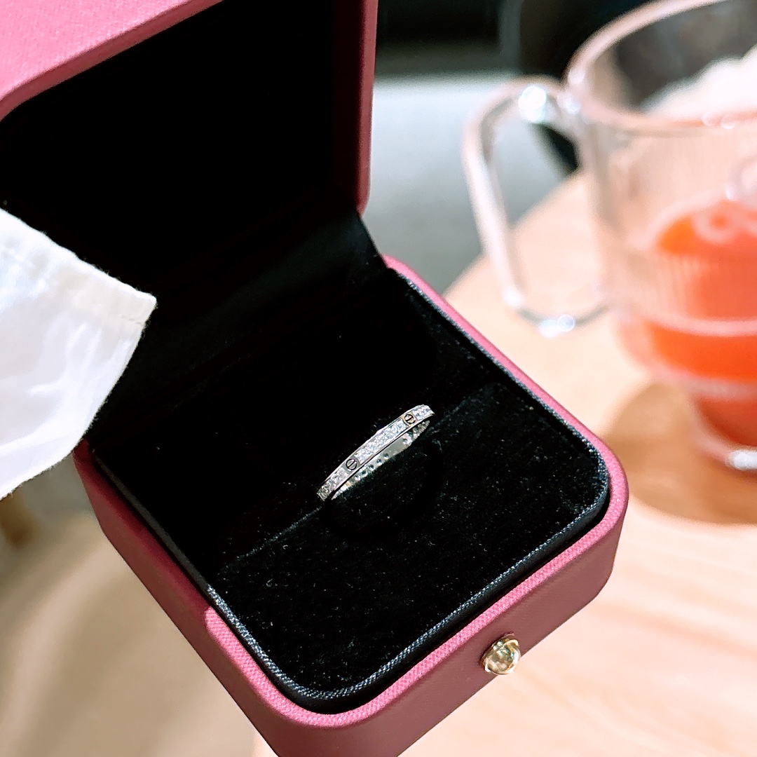 High Polish Silver Ring Girly Travel Silver