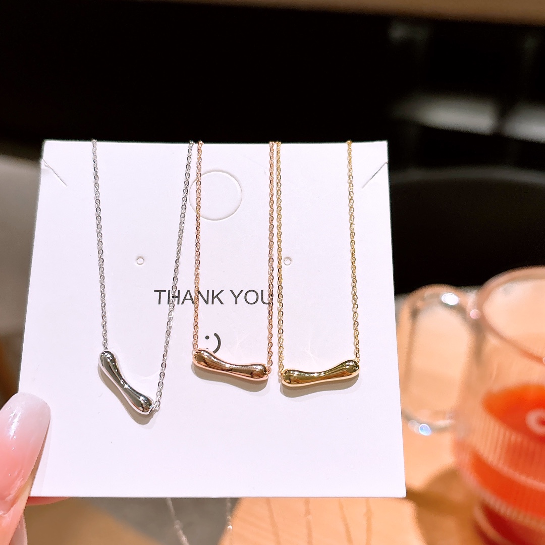 Nickel Free Silver Necklace Girly Office Silver